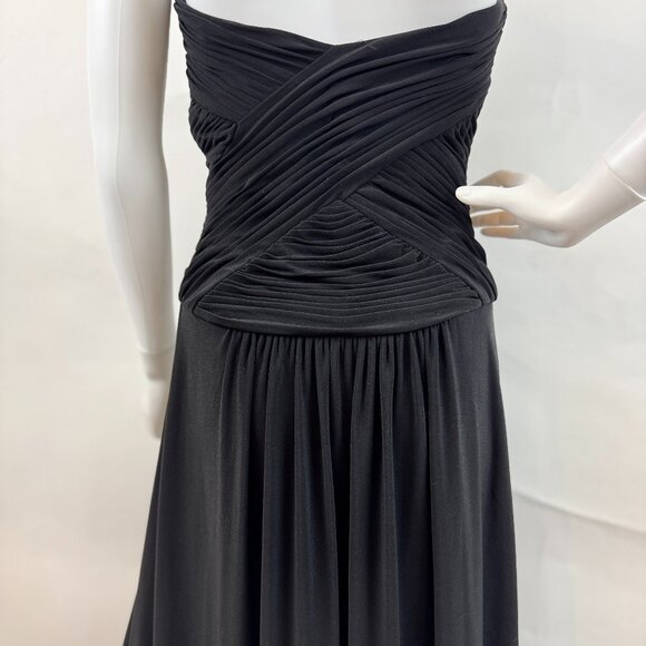 Monique Lhuillier Floor Length Black Gown - Picture 10 of 12